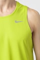 Nike Top cu Dri-Fit si imprimeu cu logo pe piept, pentru alergare Barbati