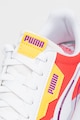 Puma Colorblock dizájnos sneaker nyersbőr szegélyekkel női