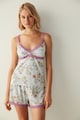 Penti Top de pijama cu imprimeu floral Femei