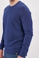 KVL by KENVELO Релефен пуловер с овално деколте Мъже