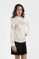 SILVY ROWSON Сатинирана блуза със синтетични перли Жени