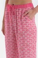 DAGI Rózsaszín párduc mintás pizsama női