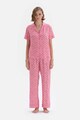 DAGI Rózsaszín párduc mintás pizsama női