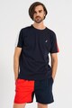 Nautica Памучна тениска Newton с дизайн с цветен блок Мъже