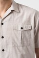 Jack & Jones Риза Summer с лен с джоб с капаче Мъже
