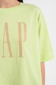 GAP Памучна тениска с лого и свободна кройка Жени