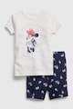 GAP Пижама от органичен памук с шарка на Cartoons Момичета