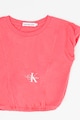 CALVIN KLEIN Тениска с еластичен подгъв Момичета