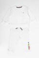 Tommy Hilfiger Set de pantaloni sport si bluza sport cu decolteu la baza gatului Fete