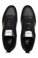 CALVIN KLEIN JEANS Кожени спортни обувки с мрежести детайли Мъже