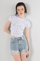 COLIN'S Къса тениска с флорална щампа Жени