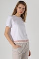COLIN'S Normál fazonú póló kontrasztods alsó szegéllyel női