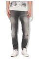 Alcott Jeansi skinny gri inchis cu aspect decolorat Barbati