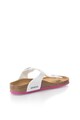 Birkenstock Papuci flip-flop albi lacuiti Gizeh Fete