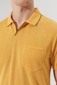 AC&Co Szűk fazonú galléros póló mellzsebbel férfi