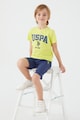 U.S. Polo Assn. Тениска с овално деколте и къс панталон - 2 части Момчета