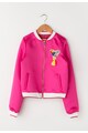 Agatha Ruiz de la Prada Jacheta bomber fucsia cu broderii Fete