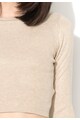 Alcott Плетена къса блуза в бежово Жени
