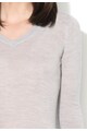 Alcott Пуловер в светлосив меланж с фина плетка Жени