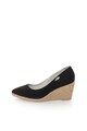 Big Star Espadrile wedge negre Femei