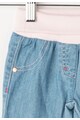 Esprit Pantaloni bleu cu roz pal Fete