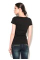 Galvanni Tricou negru Heart Femei