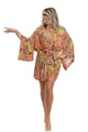 BohoSi Плажно кимоно с фигурална шарка Жени
