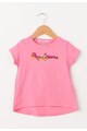 Pepe Jeans London Tricou fucsia cu margele Claudia Fete