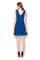 Lipsy London Rochie skater albastru cobalt cu insertii transparente Femei