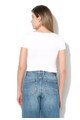 Pepe Jeans London Tricou alb cu imprimeu logo Kate Femei