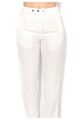 Silvian Heach Pantaloni crop albi Caseletto Femei