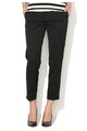 Sisley Pantaloni crop conici negri Femei