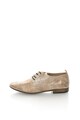 Sisley Pantofi derby aurii de piele texturata Femei