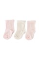 United Colors of Benetton Underwear Undercolors of Benetton, Set de sosete roz si crem - 3 perechi Fete