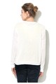 United Colors of Benetton Cardigan alb tricotat fin cu buzunare Femei