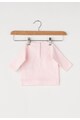 United Colors of Benetton Set de bluza si pantaloni roz cu imprimeu text Baieti