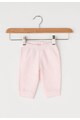 United Colors of Benetton Set de bluza si pantaloni roz cu imprimeu text Baieti