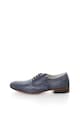 Zee Lane Pantofi derby bleumarin stins de piele cu model perforat Barbati