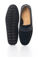 Zee Lane Pantofi loafer penny bleumarin de piele intoarsa si piele Barbati