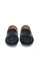 Zee Lane Pantofi loafer penny bleumarin de piele intoarsa si piele Barbati