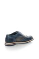 Zee Lane Collection Pantofi brogue albastru cu gri de piele Barbati