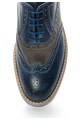 Zee Lane Collection Pantofi brogue albastru cu gri de piele Barbati