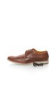 Zee Lane Collection Pantofi derby maro de piele Barbati