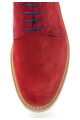 Zee Lane Collection Pantofi derby rosii din piele intoarsa Barbati