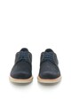 Zee Lane Collection Pantofi derby bleumarin de piele intoarsa Barbati