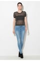 Zee Lane Denim Jeansi elastici skinny albastri Femei