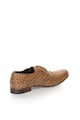 Zee Lane Collection Pantofi maro de piele cu design tesut Papua Barbati