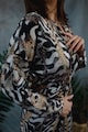 MIAU by Clara Rotescu Loewe állatmintás selyemtartalmú ruha női