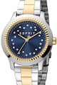 Esprit Двуцветен часовник с кристали Жени