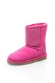 UGG Australia, Cizme scurte fucsia de piele intoarsa Classic Fete